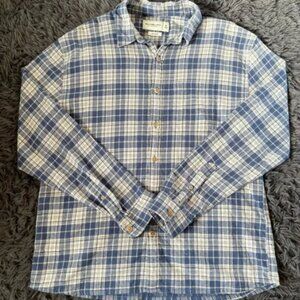 Abercrombie & Fitch Casual Button Down Shirt Relaxed Fit Soft A&F Collection